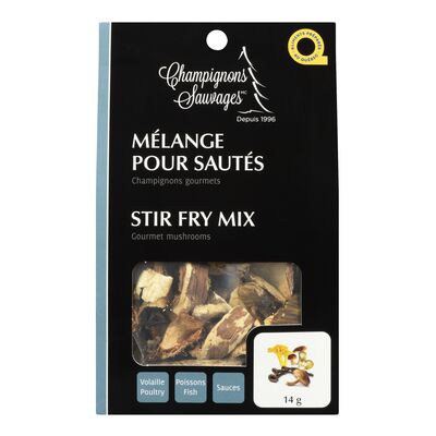 Mélange de champignons séchés pour sautés