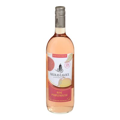 Boisson au vin au pamplemousse rose