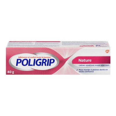 Crème adhésive pour prothèses dentaires nature