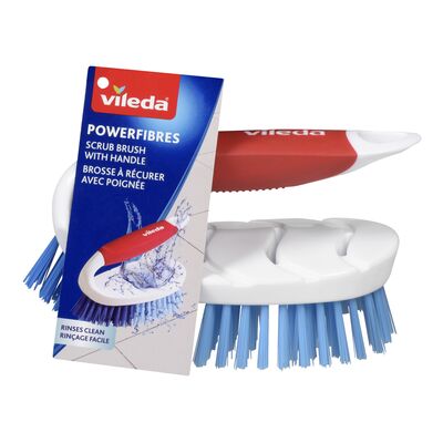 Brosse à récurer avec poignée