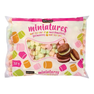 Guimauves miniatures mutlicoloures