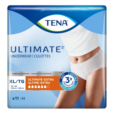 Culottes d'incontinence unisexes à absorption ultime, Taille TG