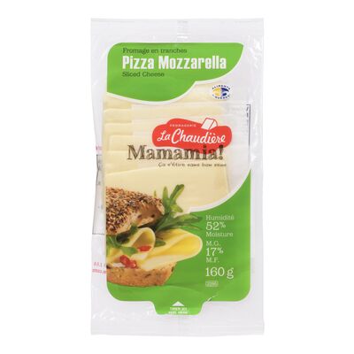 Tranches de fromage Pizza Mozzarrella