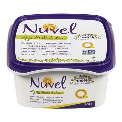 Margarine sans produit laitier avec de l'huile d'olive