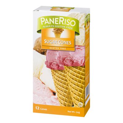 Cornets sucrés sans gluten