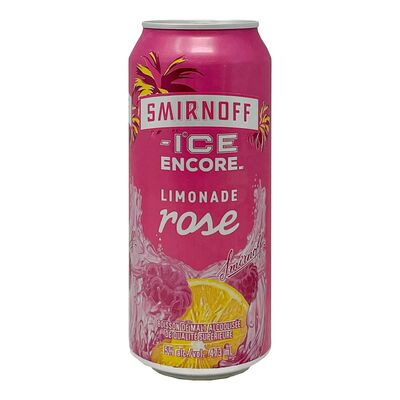 Boisson de malt alcoolisée à la limonade rose en canette - 5% alcool