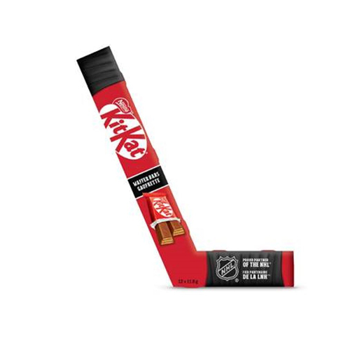 Kitkat. bâton de la lnh. rempli de mini-barres kitkat emb. ind.. gaufrettes croust. enr. de chocolat au lait. cadeau choc.. bas de noël. cacao provenant de sources durables