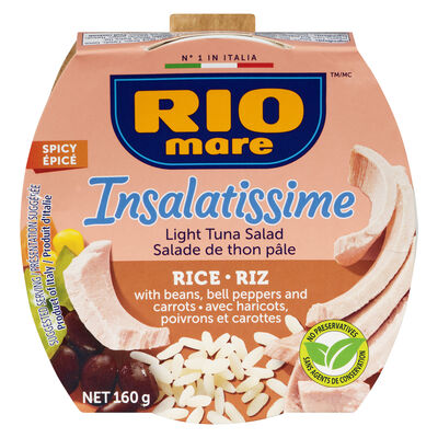 Salade de riz et thon pâle