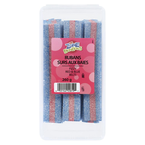Les Aliments Johnvince Bonbons rubans baies surets 260 g