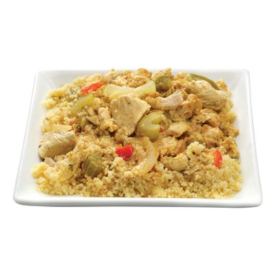 Couscous au poulet au cari