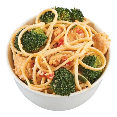 Salade de pâtes au poulet général Tao