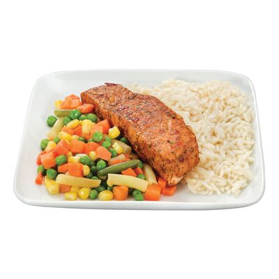 Saumon portugais et riz