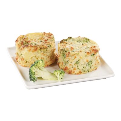 Pommes de terre farcies au brocoli gratinées