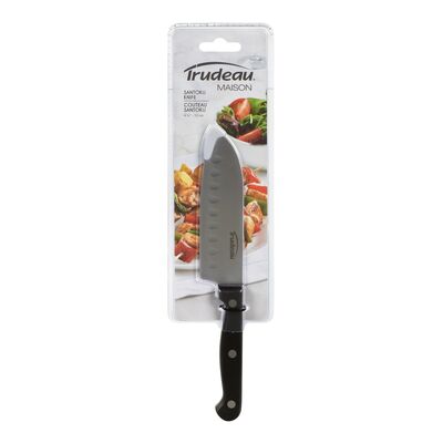 Coûteau Santoku noir 12 cm