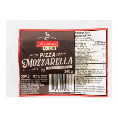 Fromage mozzarella pour pizza