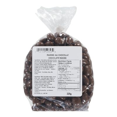 Raisins secs enrobés de chocolat