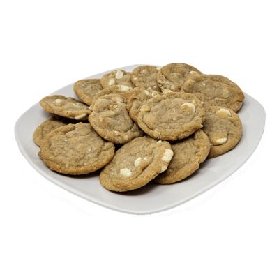 Mini biscuits chocolat blanc et noix de macadamia
