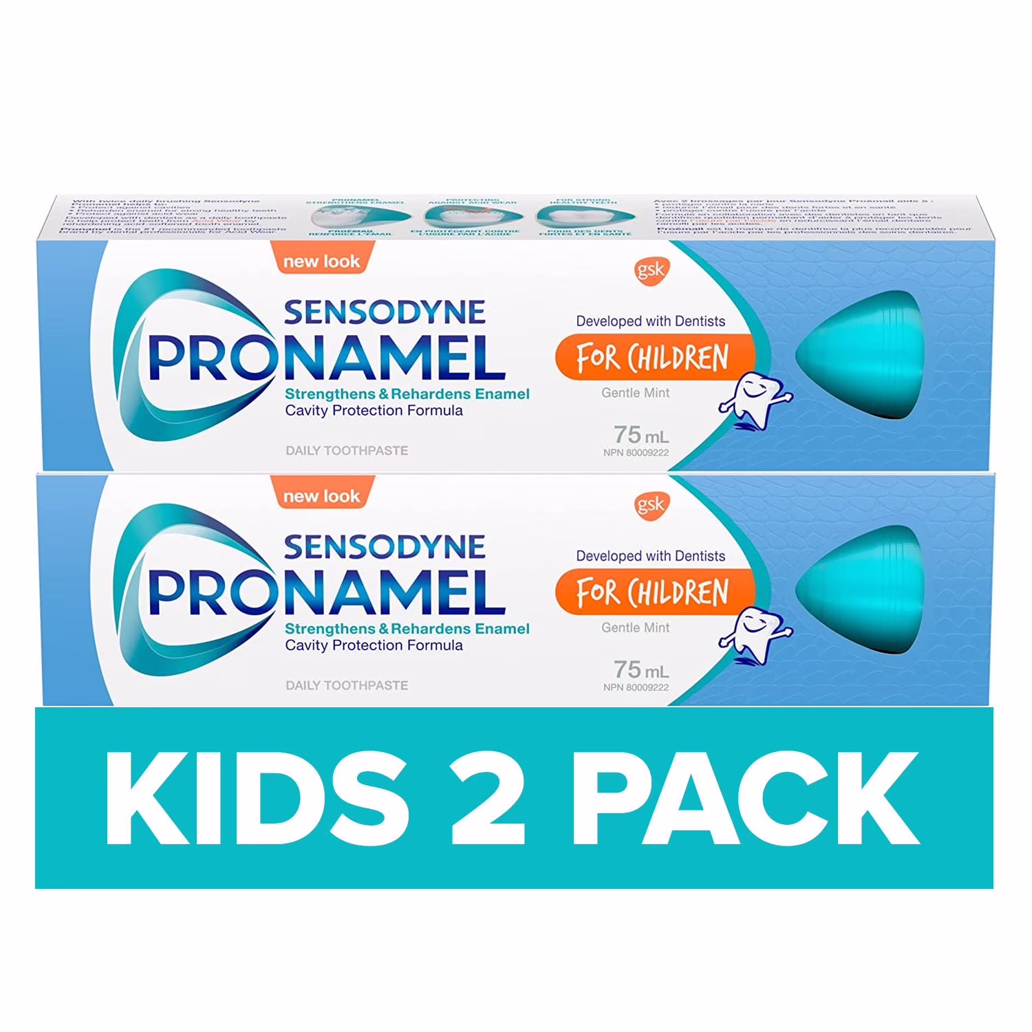 Sensodyne pronamel dentifrice pour enfants format économique 2x