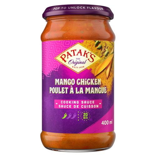 Sauce de cuisson à la mangue pour poulet
