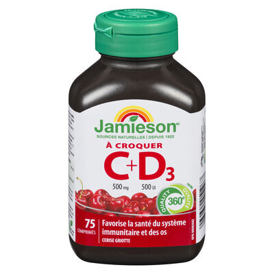 Vitamines C et D à la cerise morello