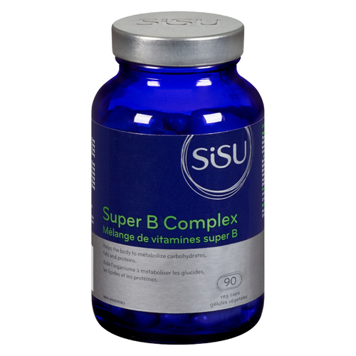 Sisu Complexe Super B mélange de vitamines 90 gélules végétales