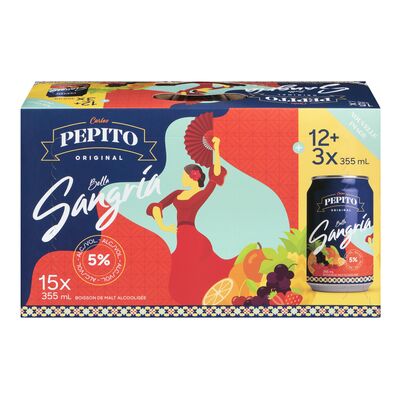 Boisson de malt alcoolisée original bella sangria (Pièce didentité requise au moment du ramassage)