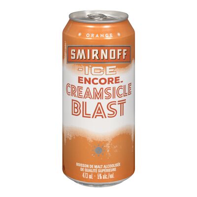 Boisson alcoolisée Creamsicle Blast à saveur d'orange