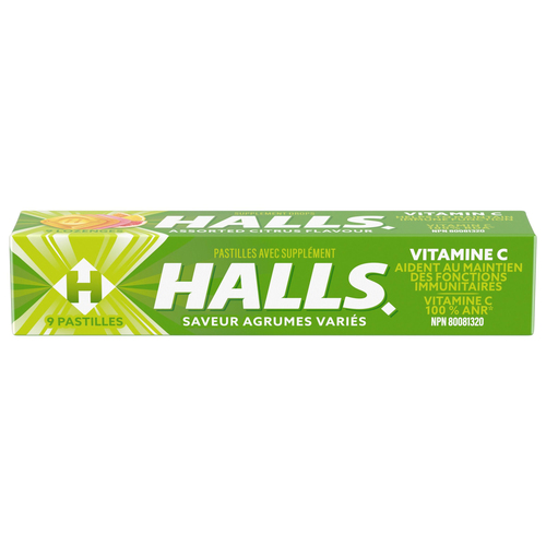 Pastilles aux agrumes avec vitamine C