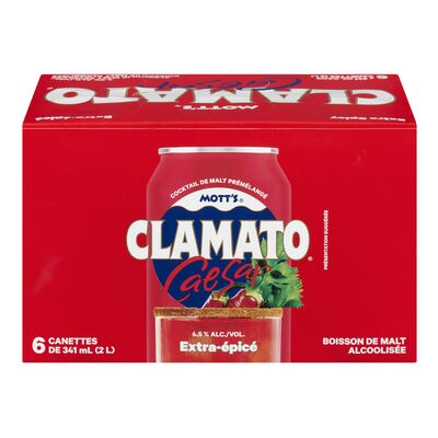 Cocktail clamato cesar epice canettes 5.5% alc./vol