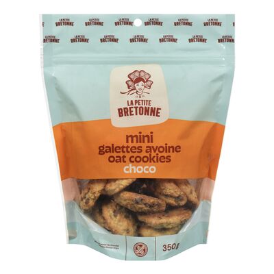Mini galettes d'avoine aux brisures de chocolat