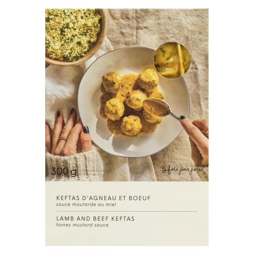 Plaisirs Gastronomiques Keftas d'Agneau et Boeuf Sauce Moutarde au Miel 300 g
