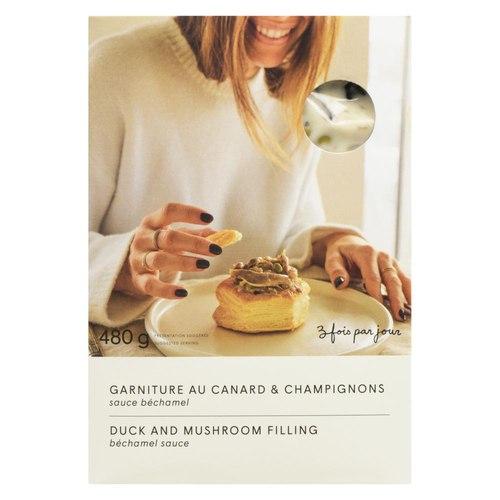 Plaisirs Gastronomiques Sauce Béchamel Garniture au Canard & Champignons 480 g