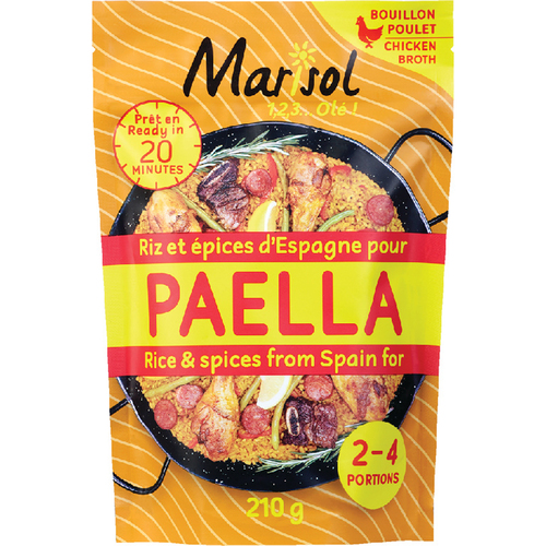 Marisol Paella 123 Ensemble pour repas poulet 210 g