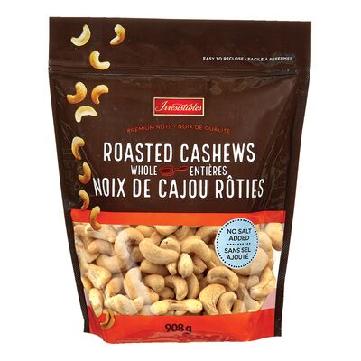Noix de cajou entières rôties sans sel ajouté
