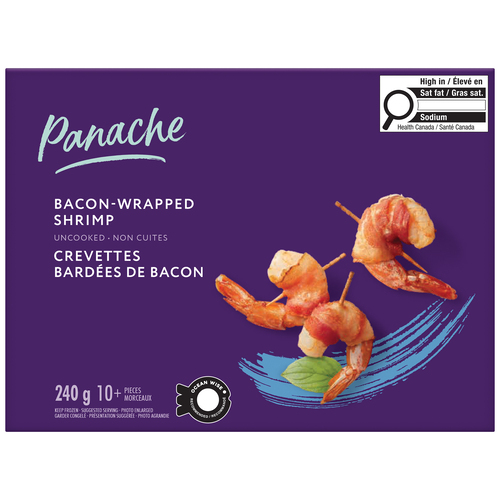 Panache Crevettes bardées de bacon 240 g
