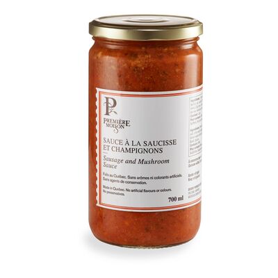 Sauce pour pâtes aux saucisses et champignons