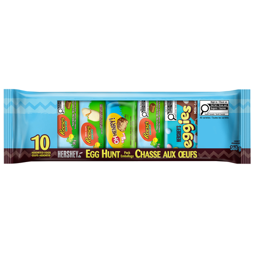 Hershey's Chasse aux œufs en chocolat assortis 10 unités 368 g