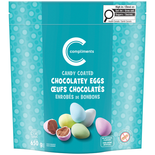 Compliments Œufs en chocolat au lait 650 g