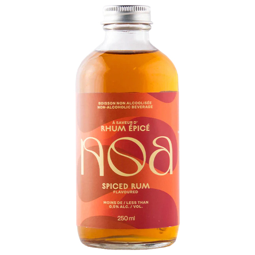 NOA Boisson Non Alcoolisee a saveur d'rhum épicé 250 ml (bouteille)