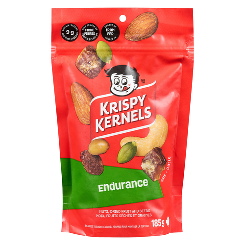 Mélange endurance avec des noix, fruits séchés et graines