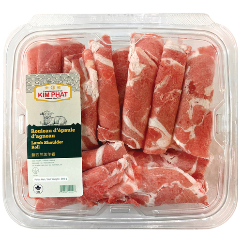 Kim Phat Rouleau d'épaule d'agneau congelé 340 g
