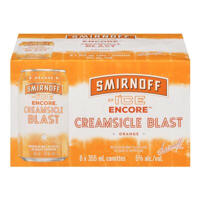 Boisson de malt alcoolisée à saveur d'orange Creamsicle Blast