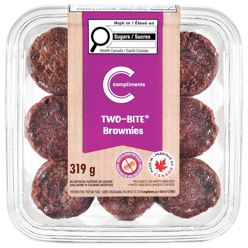 Compliments Two Bite Brownie mini 319 g