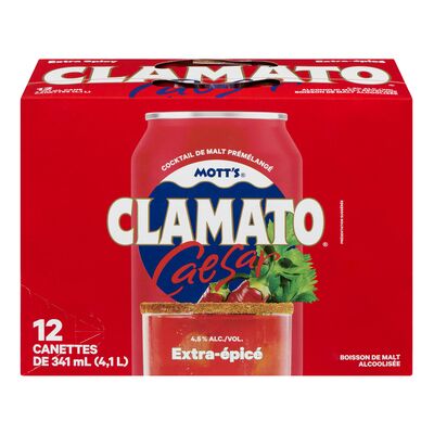 Cocktail clamato cesar epice canettes 5.5% alc./vol