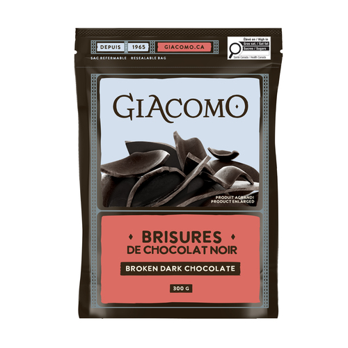 Giacomo Chocolat Brisure noir 300 g