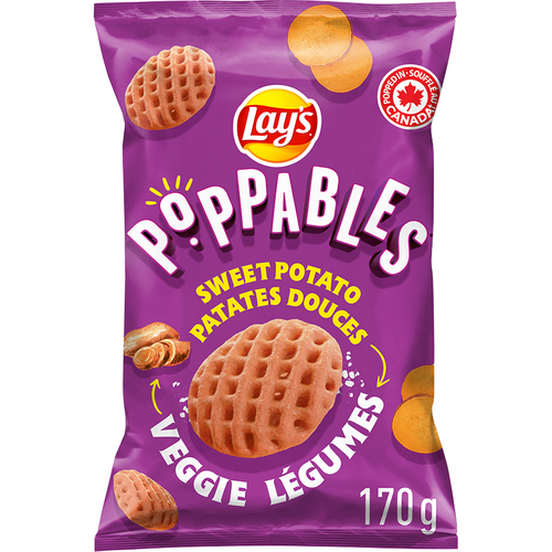 Poppables Légumes collations de pommes de terre et de légumes Patates douces