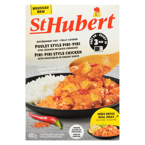 St-Hubert Poulet Style Piri-Piri avec Légumes en Sauce crémeuse 480 g