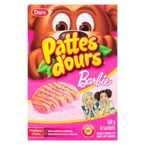 Cookies Barbie Bear Paws