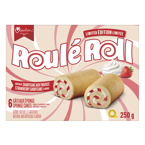 Vachon Roulés à saveur de shortcake aux fraises 250 g