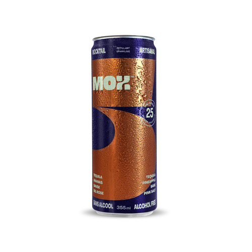 Mox Drinks Mocktail tequila ananas sans alcool 355 ml (canette)